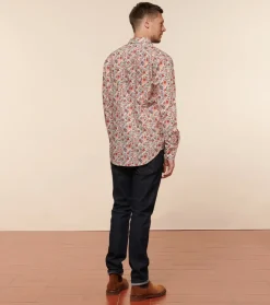 Homme Souleiado Chemises | Chemise SLIM MILO Petit Perse blanc multico