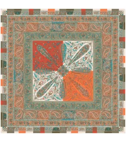 Femme Souleiado Châle | Toute La Collection | Châle en laine et soie RADJAH 135 x 135 cm