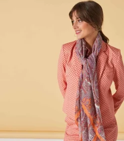 Femme Souleiado Châle | Toute La Collection | Châle en soie GRAND CACHEMIRE 135 x 135 cm