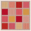 Femme Souleiado Châle | Toute La Collection | Châle laine et soie L'ITALIENNE rouge abricot 140 x 140 cm