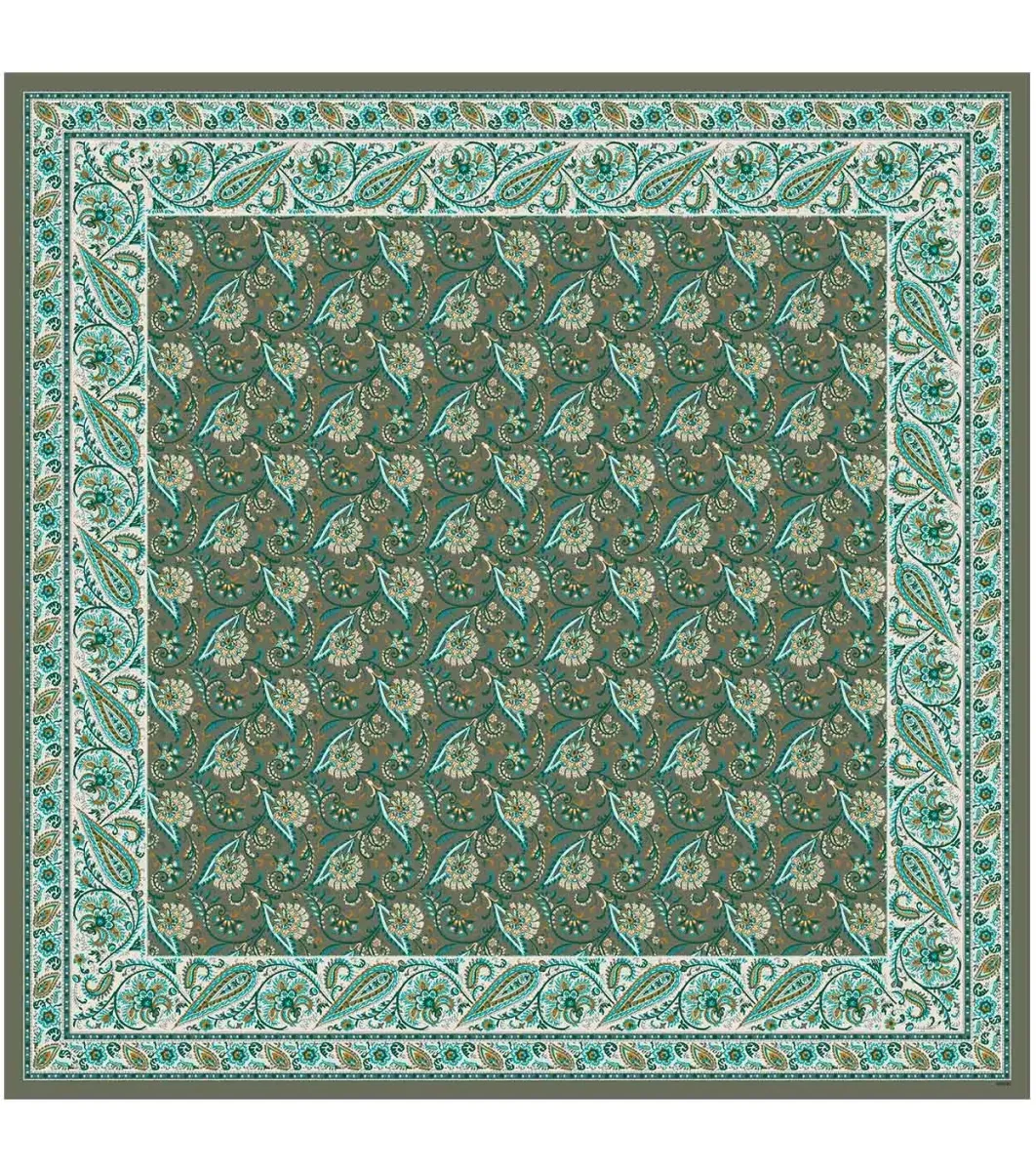 Femme Souleiado Châle | Toute La Collection | Châle laine et soie PERSEPOLIS 135 x 135 cm