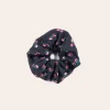 Femme Souleiado Fille | Accessoires Mode | Chouchou PÂQUERETTE noir fuchsia