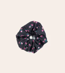 Femme Souleiado Fille | Accessoires Mode | Chouchou PÂQUERETTE noir fuchsia
