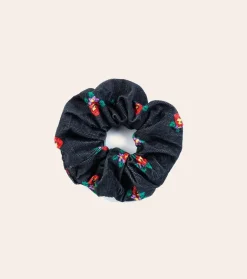 Femme Souleiado Fille | Accessoires Mode | Chouchou PRINTEMPS Noir multico