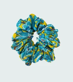 Femme Souleiado Fille | Accessoires Mode | CHOUCHOU Sylvéréal jaune aqua viscose