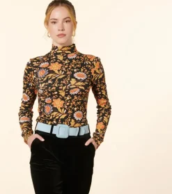 Femme Souleiado Pulls & Cardigans | Col Cheminée THEODORA Cassis