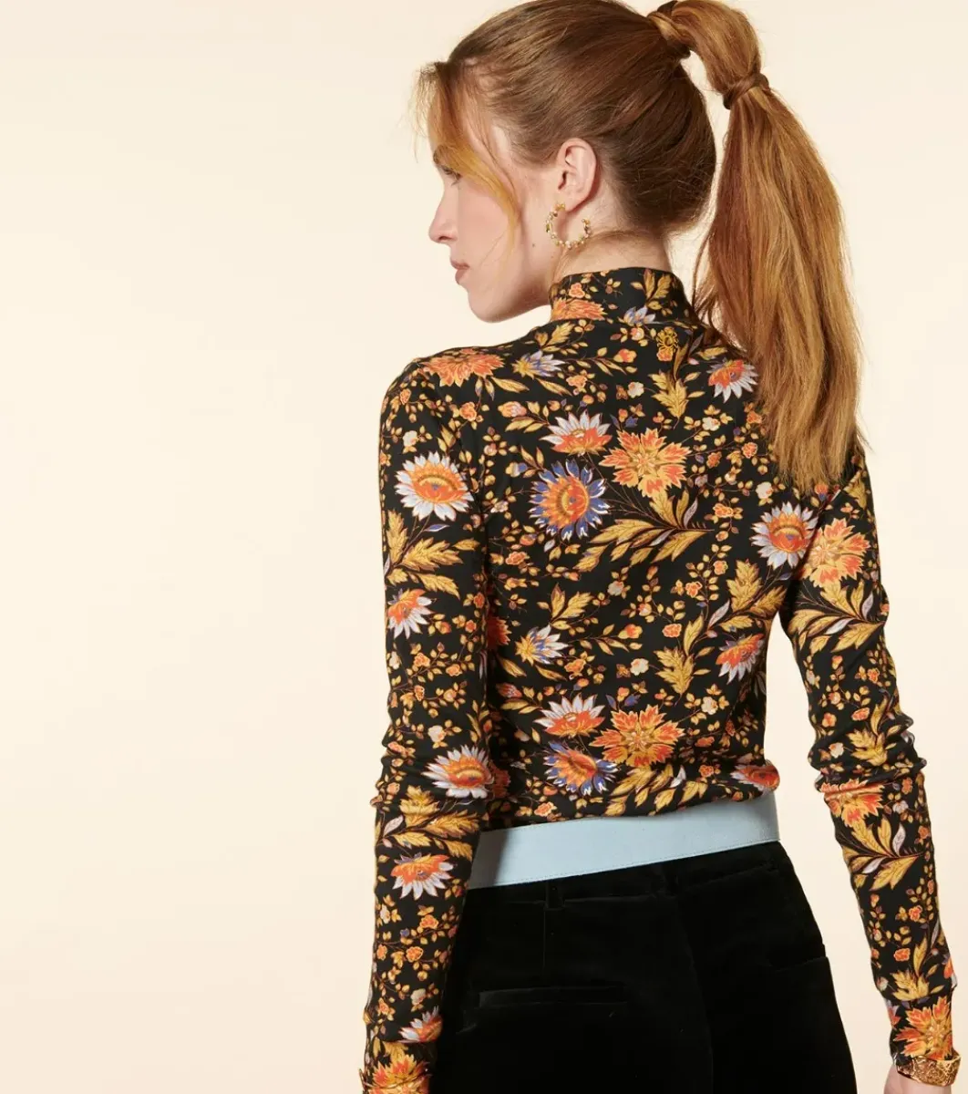 Femme Souleiado Pulls & Cardigans | Col Cheminée THEODORA Cassis