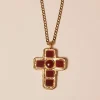 Femme Souleiado Bijoux | Collier Croix OCCITANE