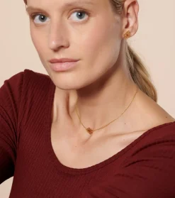 Femme Souleiado Bijoux | Collier Merveilleuse ajourée Grenat