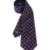 Homme Souleiado Cravates | Cravate soie "Gipsy" pois violets