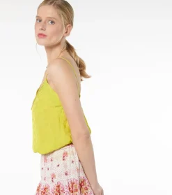 Femme Souleiado T-shirts & Débardeurs | Débardeur LETTY Jacquard Fleur d'Arles