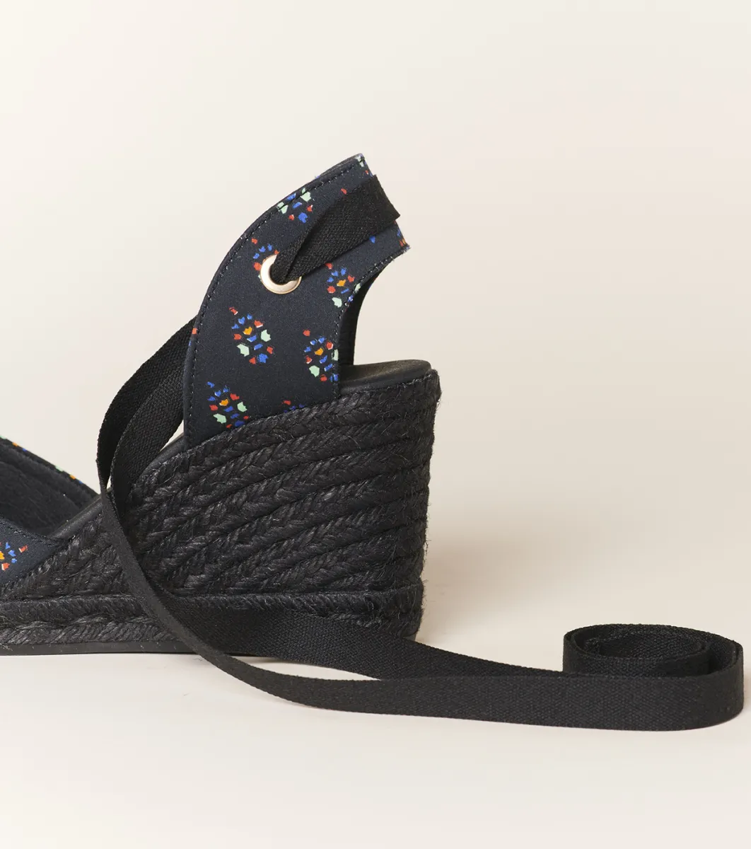 Femme Souleiado Chaussures | Espadrilles Compensées LALOUN Gouttes