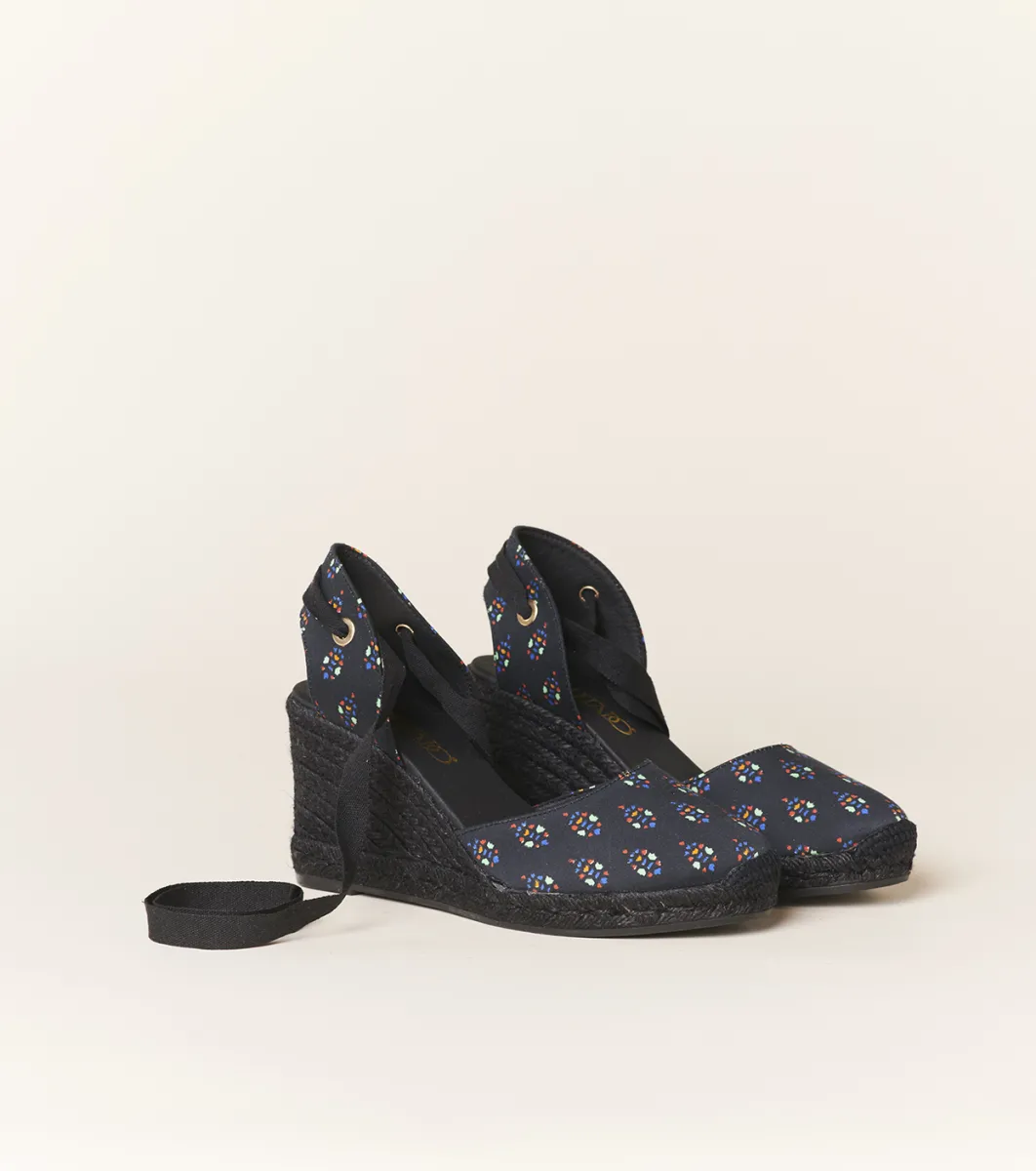 Femme Souleiado Chaussures | Espadrilles Compensées LALOUN Gouttes