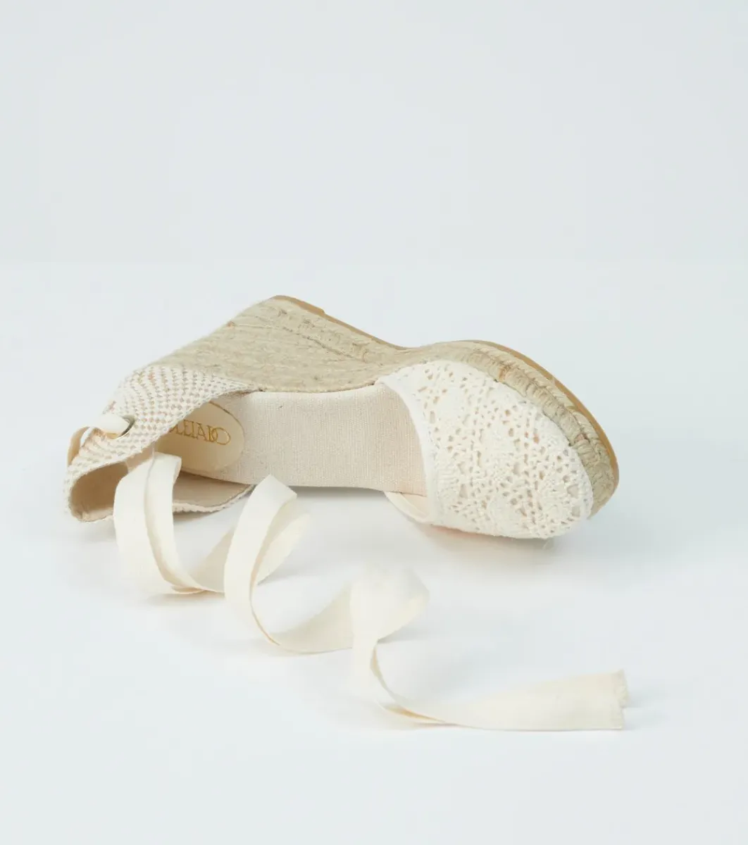 Femme Souleiado Chaussures | Espadrilles DULCE Frise Chardon nacre corail