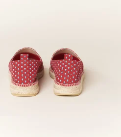 Homme Souleiado Chaussures | Espadrilles homme corde et coton MINI MOUCHE red