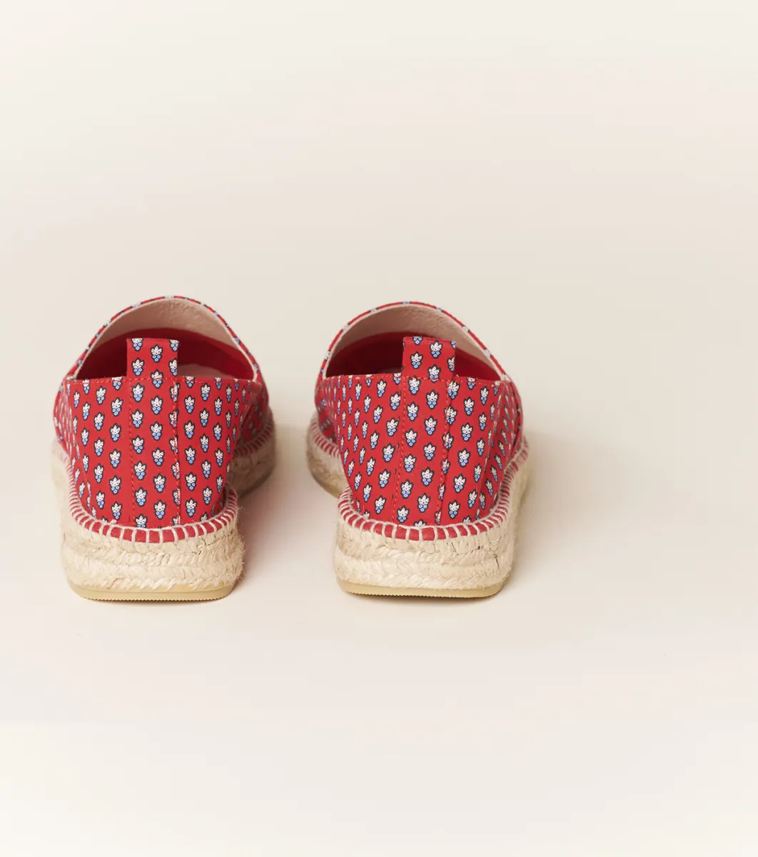 Homme Souleiado Chaussures | Espadrilles homme corde et coton MINI MOUCHE red