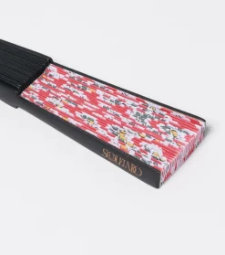 Femme Souleiado Décoration | Accessoires Mode | Eventail Fleur d'Arles Coquelicot