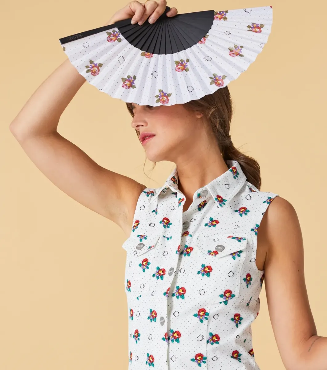 Femme Souleiado Décoration | Accessoires Mode | Eventail Printemps
