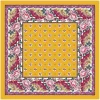 Femme Souleiado Carré Coton | Toute La Collection | Foulard coton GROSSE ROSE 90 x 90 cm