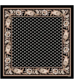 Femme Souleiado Carré Soie | Toute La Collection | Gavroche en soie LA MOUCHE 45 x 45 cm