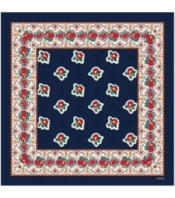 Femme Souleiado Carré Soie | Toute La Collection | Gavroche en soie PRINTANIER 45 x 45 cm