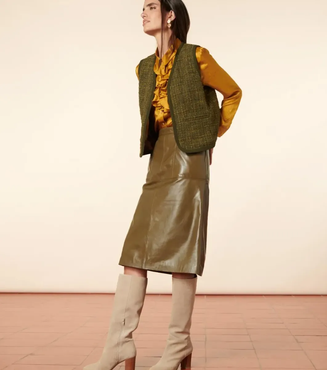 Femme Souleiado Pulls & Cardigans | Gilet sans manches MARA Tweed