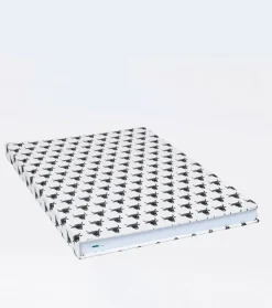Souleiado Décoration | Grand carnet Mini Taureau blanc noir