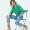 Femme Souleiado Pantalons | Jean LORENA bleu clair