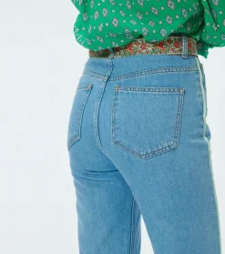 Femme Souleiado Pantalons | Jean LORENA bleu clair