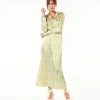 Femme Souleiado Jupes | Jupe ELLA Sault ocre turquoise