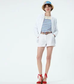 Femme Souleiado T-shirts & Débardeurs | Marinière FRANÇOU marine blanc