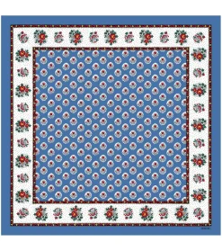 Femme Souleiado Carré Coton | Toute La Collection | Mouchoir coton FLEUR D'ARLES 45 x 45 cm