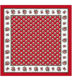Femme Souleiado Carré Coton | Toute La Collection | Mouchoir coton FLEUR D'ARLES 45 x 45 cm
