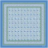 Souleiado Carré Coton | Toute La Collection | Mouchoir en coton TRÈFLES 45 x 45 cm