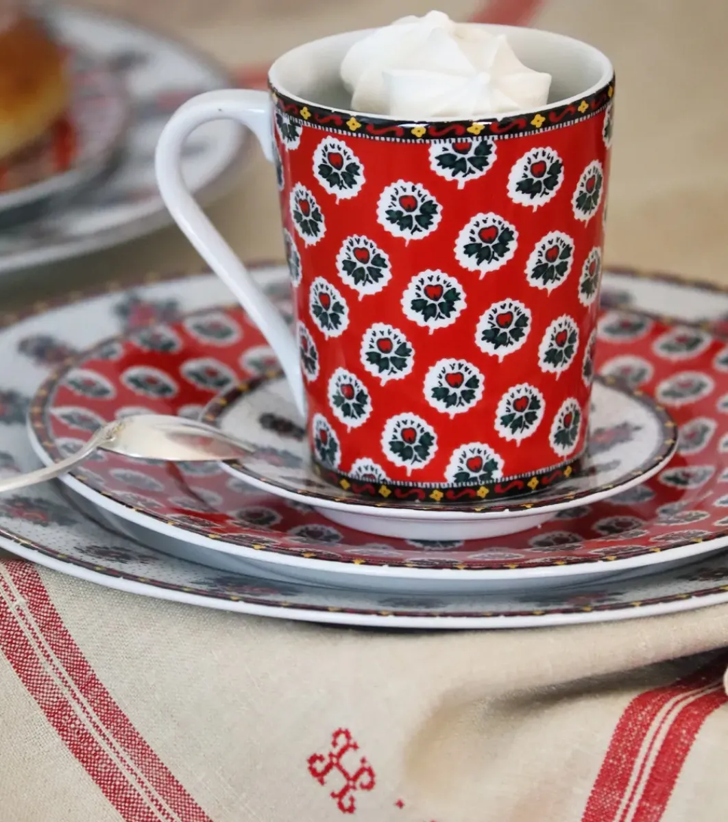 Souleiado Vaisselle | Nos Tables Automnales | Mug FLEUR D'ARLES