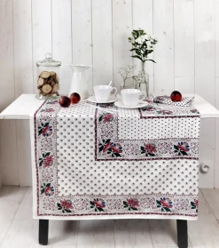 Souleiado Nos Tables Automnales | Nappe carrée « Baumanière »