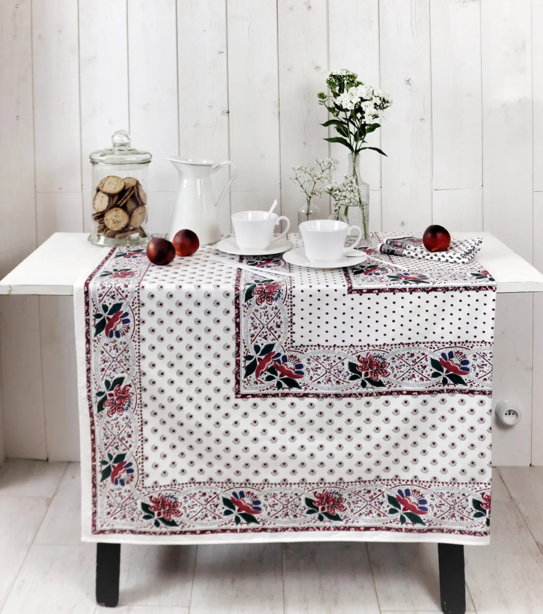 Souleiado Nos Tables Automnales | Nappe carrée « Baumanière »