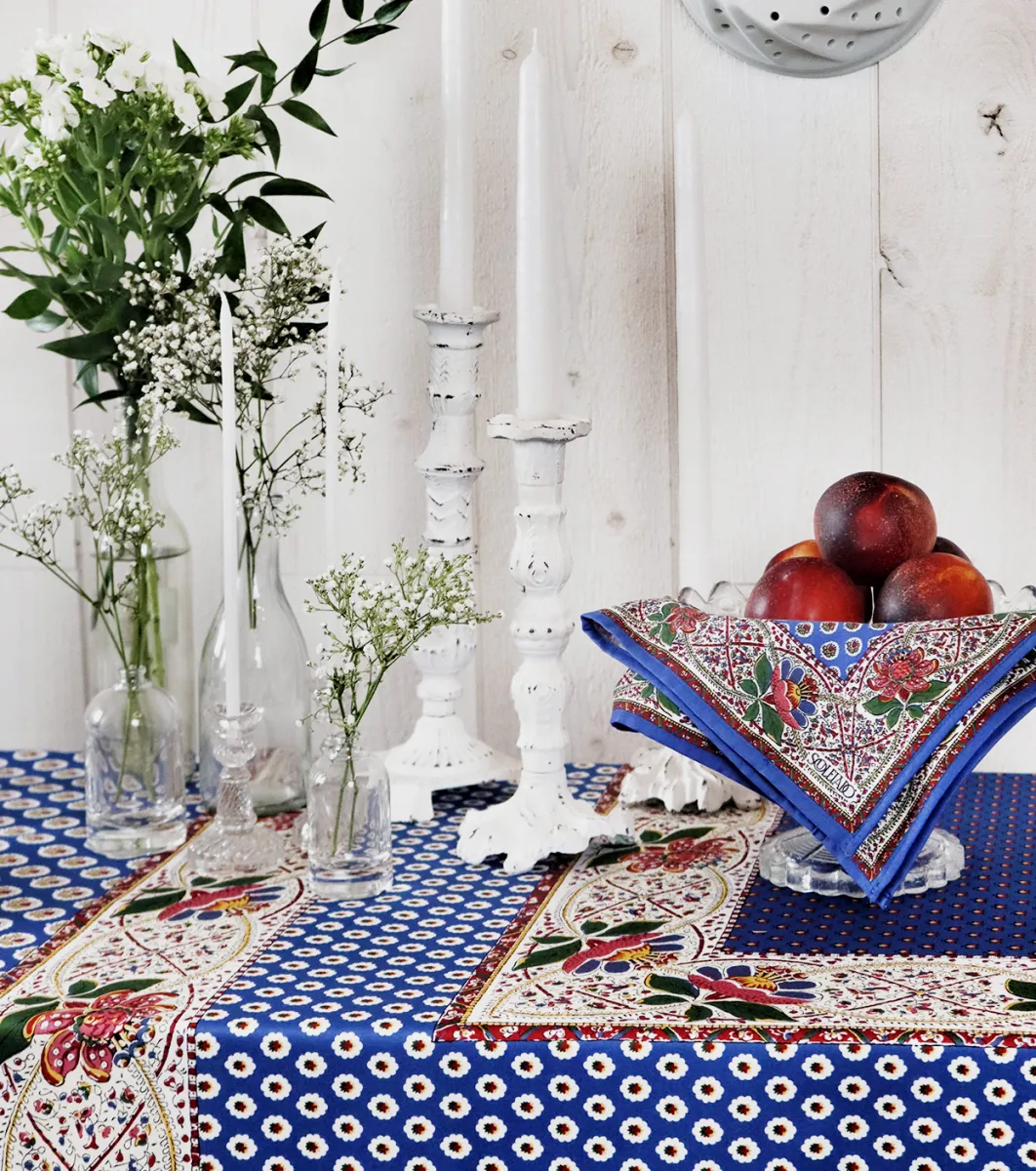 Souleiado Nos Tables Automnales | Nappe carrée « Baumanière » e