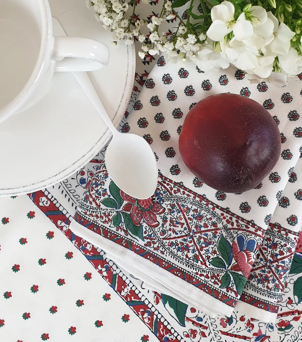 Souleiado Nos Tables Automnales | Nappe carrée « Baumanière »