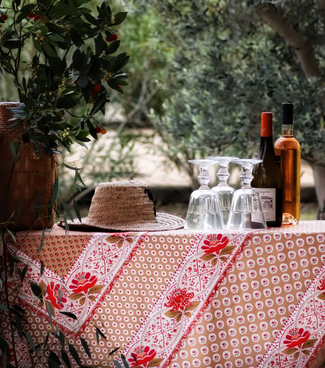 Souleiado Nos Tables Automnales | Nappe carrée « Baumanière »