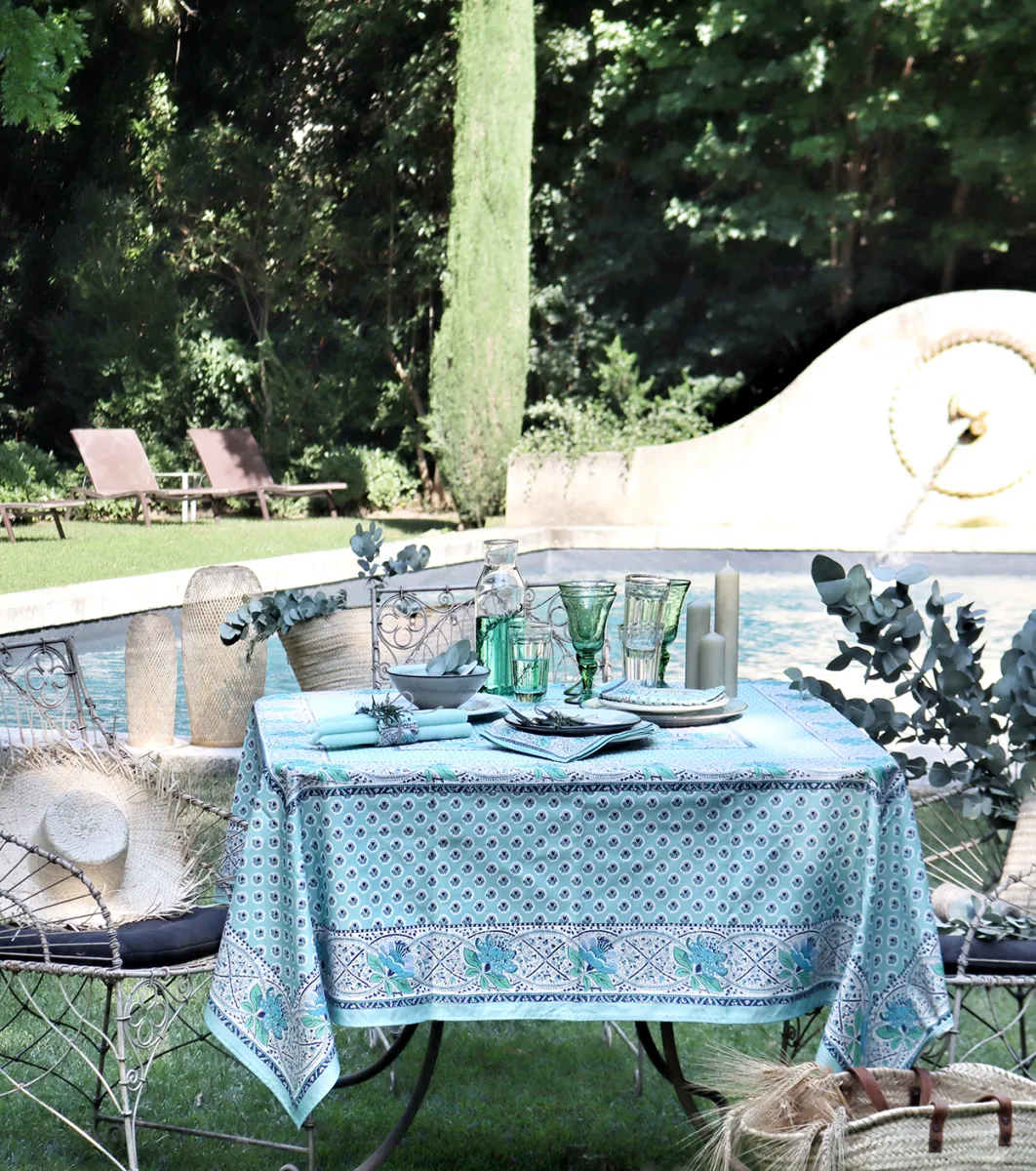 Souleiado Nos Tables Automnales | Nappe carrée « Baumanière »