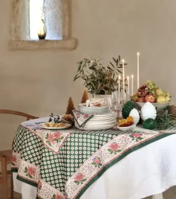 Souleiado Nos Tables Automnales | Nappe carrée « Baumanière » e