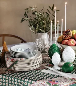 Souleiado Nos Tables Automnales | Nappe carrée « Baumanière » e