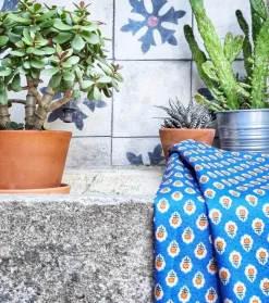 Souleiado Nos Tables Automnales | Nappe enduite ''Fleur des Champs''