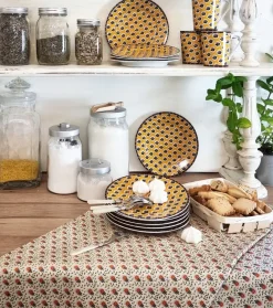 Souleiado Nos Tables Automnales | Nappe enduite ''Fleur des Champs''