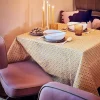 Souleiado Nos Tables Automnales | Nappe enduite "Fleur des Champs''