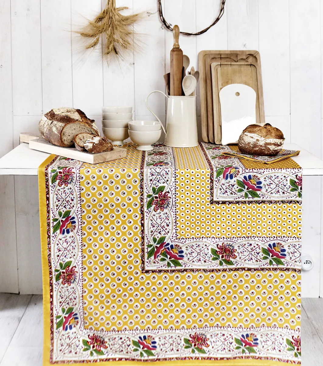 Souleiado Nos Tables Automnales | Nappe rectangulaire « Baumanière »
