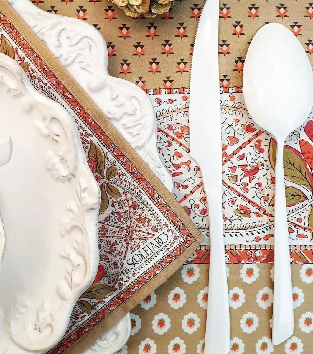 Souleiado Nos Tables Automnales | Nappe rectangulaire « Baumanière »