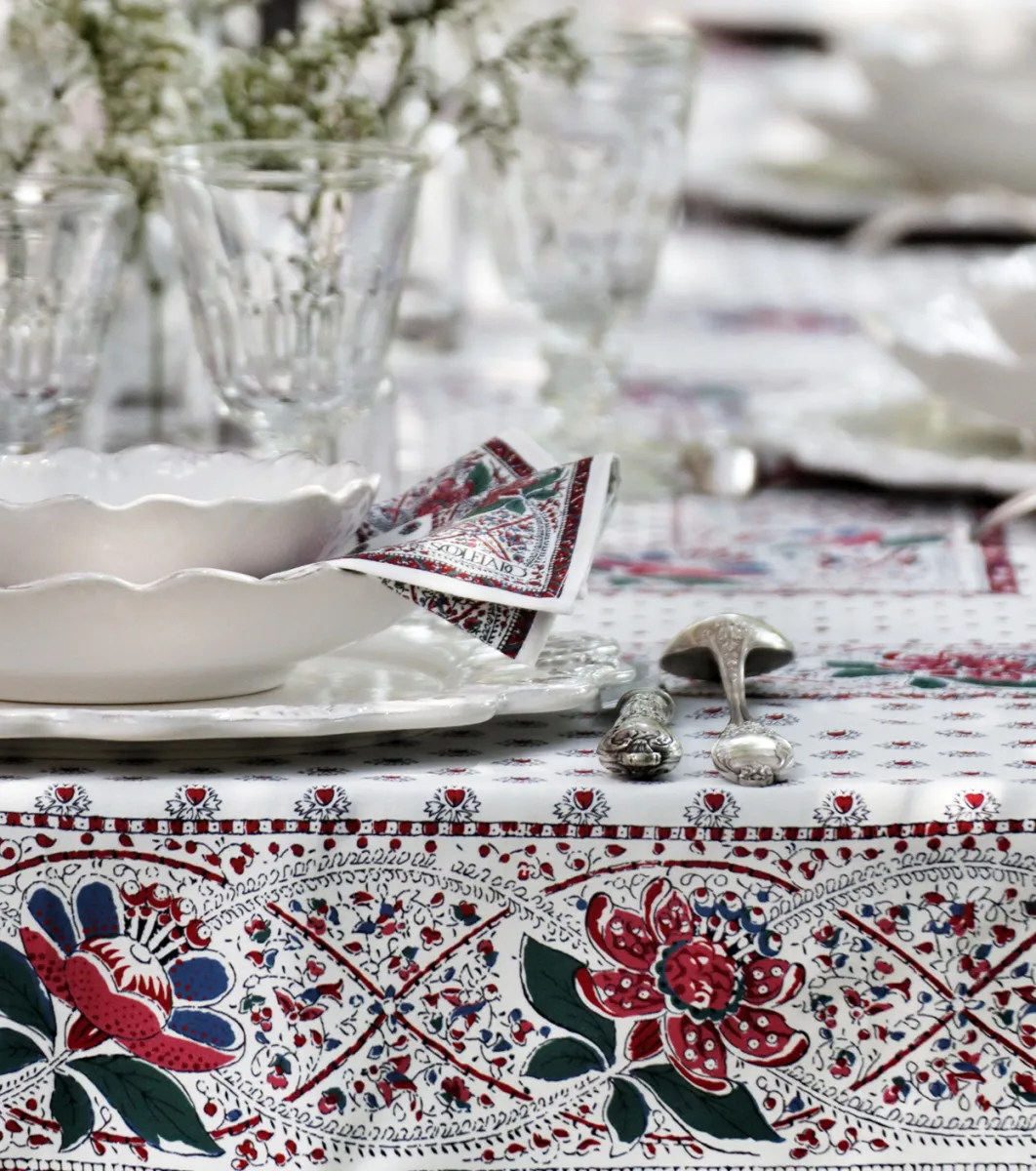 Souleiado Nos Tables Automnales | Nappe rectangulaire « Baumanière » he