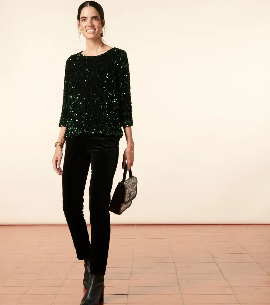 Femme Souleiado Pantalons | Pantalon BERTILLE Velours